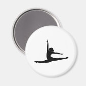 Ballet Dancer Ballerina Magneet (Voorkant / Achterkant)