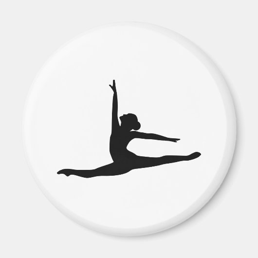 Ballet Dancer Ballerina Magneet (Voorkant)