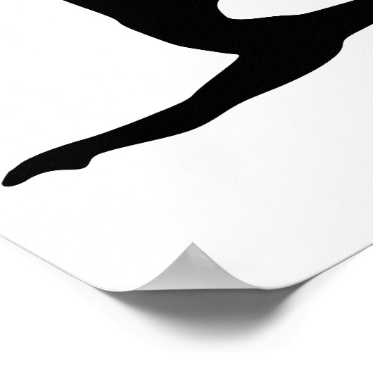 Ballet Dancer Ballerina Poster (Hoek)