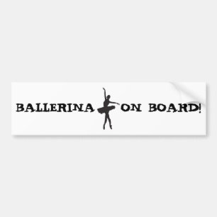 BALLET DANCER (Ballerina silhouette) ~.jpg Bumpersticker