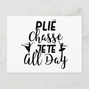 Ballet Dancer   Ballerina Tanzsport Gift Ideeën Briefkaart