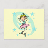 Ballet Dancer - Blond T-shirts en cadeautjes Briefkaart (Voorkant)