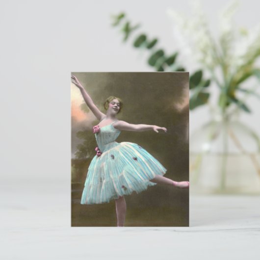 Ballet Dancer Briefkaart (Staand voorkant)