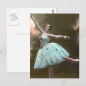 Ballet Dancer Briefkaart (Voorkant / Achterkant)