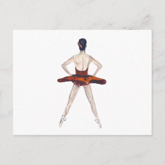Ballet Dancer Briefkaart (Voorkant)