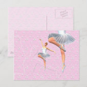 Ballet Dancer Briefkaart (Voorkant / Achterkant)
