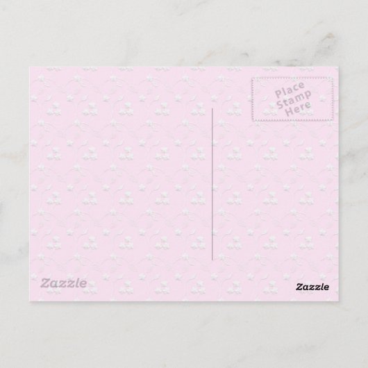 Ballet Dancer Briefkaart (Achterkant)