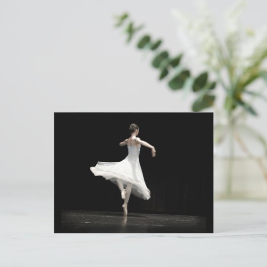 Ballet Dancer Briefkaart (Staand voorkant)