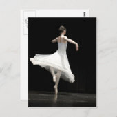 Ballet Dancer Briefkaart (Voorkant / Achterkant)