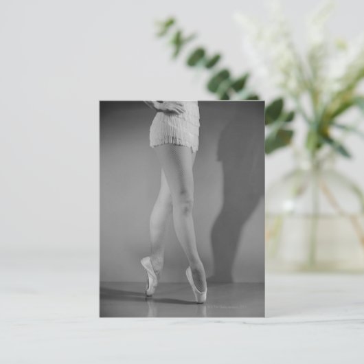 Ballet Dancer Briefkaart (Staand voorkant)