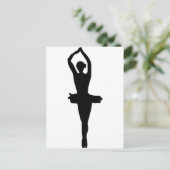 Ballet Dancer Briefkaart (Staand voorkant)