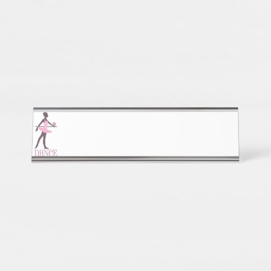 Ballet Dancer Bureau Naambordje (Voorkant)