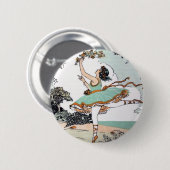 Ballet Dancer Button (Voorkant /achterkant)