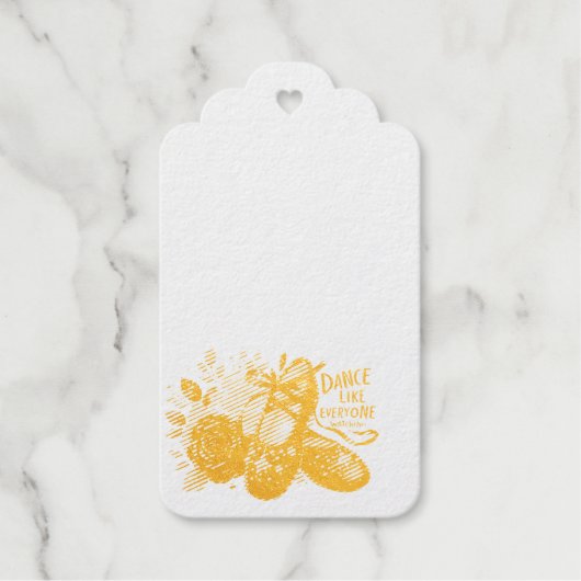 Ballet Dancer Cadeaulabels (Voorkant)