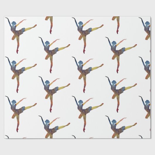 Ballet Dancer Cadeaupapier (Vlak)