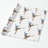 Ballet Dancer Cadeaupapier (Uitgerold)