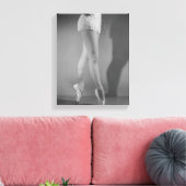 Ballet Dancer Canvas Afdruk (Insitu (Woonkamer))