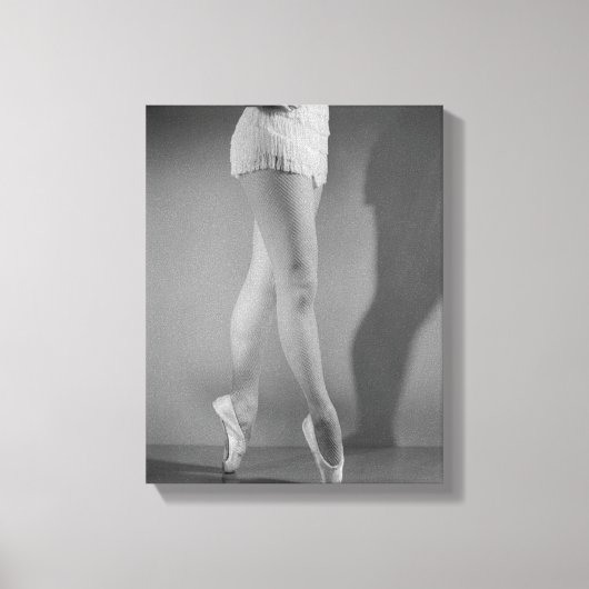 Ballet Dancer Canvas Afdruk (Voorkant)