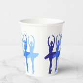 Ballet Dancer Custom Birthday Party Papieren Bekers (Rechts)
