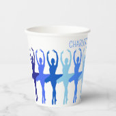 Ballet Dancer Custom Birthday Party Papieren Bekers (Voorkant)