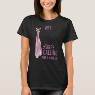 Ballet Dancer Dance Girl Ballerina Pointe Shoe T-shirt