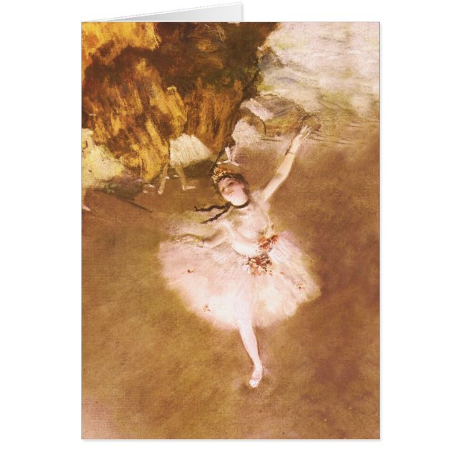 Ballet Dancer Degas Star Painting (Voorkant)