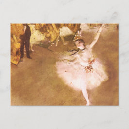 Ballet Dancer Degas Star Painting Briefkaart
