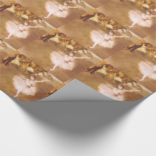 Ballet Dancer Degas Star Painting Cadeaupapier (Hoek)