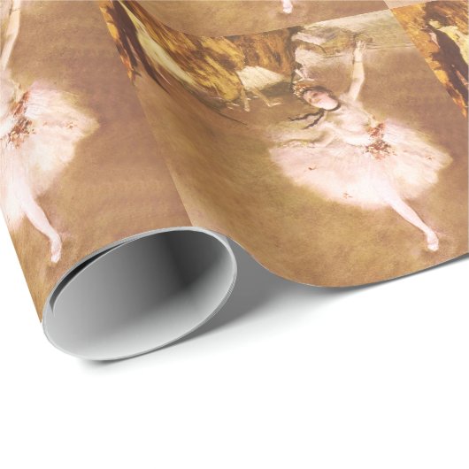 Ballet Dancer Degas Star Painting Cadeaupapier (Rol Hoek)