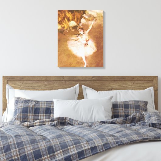 Ballet Dancer Degas Star Painting Canvas Afdruk (Insitu (Slaapkamer))