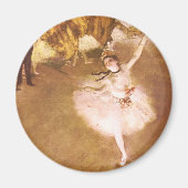 Ballet Dancer Degas Star Painting Magneet (Voorkant)