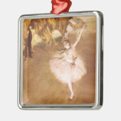 Ballet Dancer Degas Star Painting Metalen Ornament (Links)