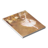 Ballet Dancer Degas Star Painting Notitieblok (Schuin)