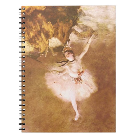 Ballet Dancer Degas Star Painting Notitieboek (Voorkant)