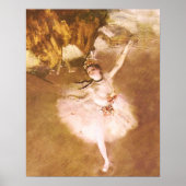 Ballet Dancer Degas Star Painting Poster (Voorkant)