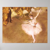 Ballet Dancer Degas Star Painting Poster (Voorkant)