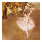 Ballet Dancer Degas Star Painting Poster (Voorkant)
