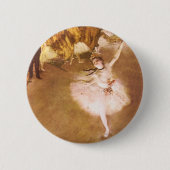 Ballet Dancer Degas Star Painting Ronde Button 5,7 Cm (Voorkant)