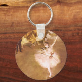 Ballet Dancer Degas Star Painting Sleutelhanger (Voorkant)