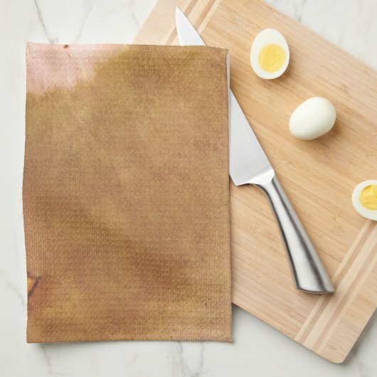 Ballet Dancer Degas Star Painting Theedoek (Quarter Fold)