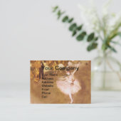 Ballet Dancer Degas Star Painting Visitekaartje (Staand voorkant)