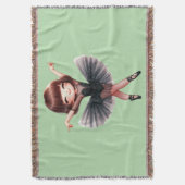 Ballet Dancer Deken (Voorkant Verticaal)