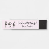 Ballet Dancer Deurnaam Bord Station Sign. Deurbordje (Voorkant)