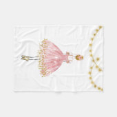 Ballet Dancer Fleece Deken (Voorkant (Horizontaal))