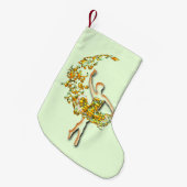 Ballet Dancer Girl-kerststop Kleine Kerstsok (Voorkant (Hangend))