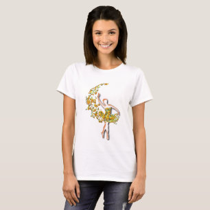 Ballet Dancer Girl T-Shirt Ballerina - Schilderen