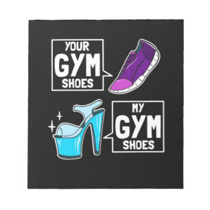 Ballet Dancer Gym Shoes Notitieblok