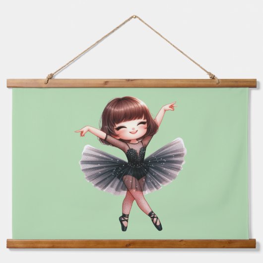 Ballet Dancer Hangend Wandkleed (Voorkant)