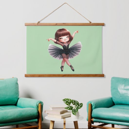 Ballet Dancer Hangend Wandkleed (Woonkamer)