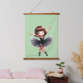 Ballet Dancer Hangend Wandkleed (Slaapkamer)
